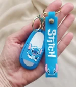 Silikon Anahtarlık Terlik Stiç Karakter Figür Çanta Süsü Stitch Oyuncak thumbnail 2