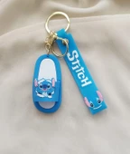 Silikon Anahtarlık Terlik Stiç Karakter Figür Çanta Süsü Stitch Oyuncak thumbnail 3