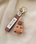 Silikon Anahtarlık Capybara Karakter Figür Çanta Süsü Kapibara Oyuncak thumbnail 5