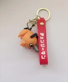 Silikon Anahtarlık Chainsaw Man Pochita Karakter Figür Çanta Süsü Oyuncak thumbnail 1