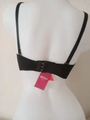 Kadın Siyah Push Up Destekli Double Dolgulu Balenli Sütyen thumbnail 3