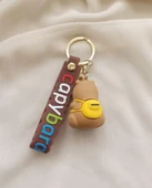 Silikon Anahtarlık Capybara Karakter Figür Çanta Süsü Kapibara Oyuncak 18111 thumbnail 3