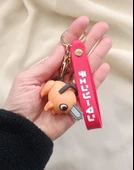 Silikon Anahtarlık Chainsaw Man Pochita Karakter Figür Çanta Süsü Oyuncak thumbnail 2