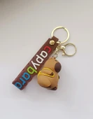 Silikon Anahtarlık Capybara Karakter Figür Çanta Süsü Kapibara Oyuncak 18111 thumbnail 1