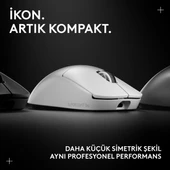 Logitech G Pro X SUPERLIGHT 2C Hafif Hero 2 Sensör 32.000 Dpı Lıghtspeed Kablosuz Oyuncu Mouse - Beyaz thumbnail 2