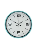 Zentime 36 Cm Turkuaz Dekoratif Duvar Saati thumbnail 2