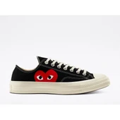 Converse x Comme des Garçons PLAY Chuck  Kısa Günlük Spor Ayakkabı thumbnail 1