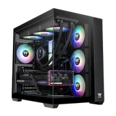 Thermaltake View 380 850W 80+ Gold ARGB USB 3.2 Siyah ATX Mid Tower Kasa CA-3Z2-85M1WE-00 thumbnail 1