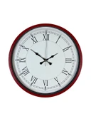 Zentime 36 Cm Kırmızı Dekoratif Duvar Saati thumbnail 2