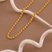 Pullu 14 Ayar Altın Zincir thumbnail 3