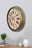 Zentime 40 Cm Eskitme Vintage Duvar Saati thumbnail 3