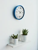 Zentime 36 Cm Mavi Dekoratid Duvar Saati thumbnail 3