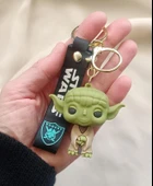 Silikon Anahtarlık Baby Yoda Karakter Figür Çanta Süsü Oyuncak thumbnail 2