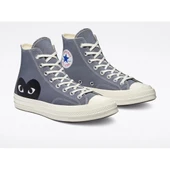 Converse X Comme Des Garçons Play Chuck 70 Unisex Gri Sneaker thumbnail 1