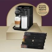 Nespresso F541 Gran Latissima Süt Çözümlü Kahve Makinesi,Siyah thumbnail 6