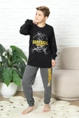 Erkek Çocuk Pijama Takımı %100 Pamuk İnterlok Kumaş 12447 thumbnail 5