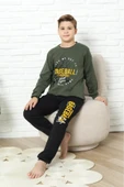 Erkek Çocuk Pijama Takımı %100 Pamuk İnterlok Kumaş 12447 thumbnail 2