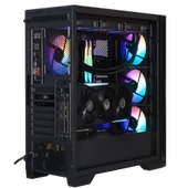 BitFenixMG953 850W 80+Bronze Tempered Glass FRGB USB 3.0 ATX Mid Tower Siyah Kasa BFC-MGB85KKGSK-4F thumbnail 4