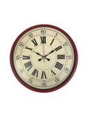 Zentime 36 Cm Kırmızı Dekoratif Duvar Saati thumbnail 2