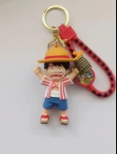 Silikon Anahtarlık One Piece Monkey D. Luffy Karakter Figür Çanta Süsü Oyuncak thumbnail 1