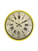 Zentime 36 Cm Sarı Dekoratif Duvar Saati thumbnail 2