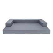 Pet Comfort Gloria Sofa Orthopedik Su Geçirmez Köpek Yatağı, Gri 90x65x8cm thumbnail 1