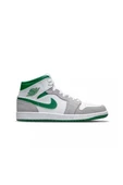 Nike Air Jordan 1 Mid Grey Green Dc7294-103 Erkek Basketbol Ayakkabısı thumbnail 1