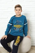 Erkek Çocuk Pijama Takımı %100 Pamuk İnterlok Kumaş 12447 thumbnail 7