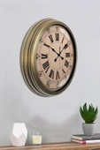 Zentime 40 Cm Eskitme Vintage Duvar Saati thumbnail 4