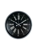 Zentime 36 Cm Gri Dekoratif Duvar Saati thumbnail 2