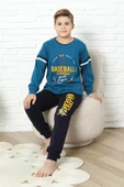 Erkek Çocuk Pijama Takımı %100 Pamuk İnterlok Kumaş 12447 thumbnail 10