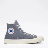 Converse X Comme Des Garçons Play Chuck 70 Unisex Gri Sneaker thumbnail 2