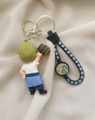 Silikon Anahtarlık One Piece Sanji Karakter Figür Çanta Süsü Oyuncak thumbnail 3