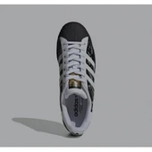 ADİDAS SÜPER STAR DERİ METERYAL SİYAH GAZETE SS003 thumbnail 1