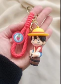 Silikon Anahtarlık One Piece Monkey D. Luffy Karakter Figür Çanta Süsü Oyuncak 18119 thumbnail 2