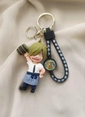 Silikon Anahtarlık One Piece Sanji Karakter Figür Çanta Süsü Oyuncak thumbnail 4