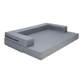 Pet Comfort Gloria Sofa Orthopedik Su Geçirmez Köpek Yatağı, Gri 90x65x8cm thumbnail 2