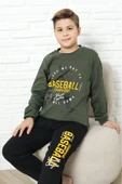 Erkek Çocuk Pijama Takımı %100 Pamuk İnterlok Kumaş 12447 thumbnail 11