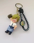 Silikon Anahtarlık One Piece Sanji Karakter Figür Çanta Süsü Oyuncak thumbnail 1