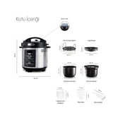 M06 Maxi Cooker Plus 2 In 1 Sıcak Hava Fritözü ve Düdüklü Tencere (Yui Türkiye Garantili) thumbnail 5