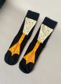 Ördek Ayağı Desenli Unisex Soket Çorap (1 Çift) – Eğlenceli Funny Socks Premium Kalite thumbnail 4