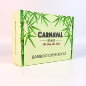 6'lı Premium Unisex Lacivert Bambu Soket Çorap Seti – Kutulu thumbnail 3