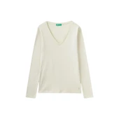 Kadın Uzun Kollu T-shirt 3GA2E4245 thumbnail 7