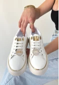 Jlar Beyaz Cilt Bağcıklı Spor Ayakkabı thumbnail 1