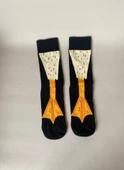 Ördek Ayağı Desenli Unisex Soket Çorap (1 Çift) – Eğlenceli Funny Socks Premium Kalite thumbnail 5