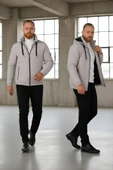 GİZLİ KAPŞONLU ERKEK KALIN MONT thumbnail 8