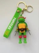Silikon Anahtarlık Ninja Kaplumbağalar Raphael  Karakter Figür Çanta Süsü Oyuncak thumbnail 1