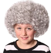 Gri Renk Kabarık Bonus Peruk Afro Takma Saç thumbnail 2