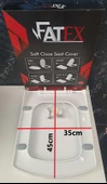 FATEX KARE SLIM SOFT ( 35 x 45 cm ) YAVAŞ KAPANAN PLASTİK KLOZET KAPAĞI thumbnail 5