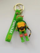 Silikon Anahtarlık Ninja Kaplumbağalar Michelangelo Karakter Figür Çanta Süsü Oyuncak thumbnail 1